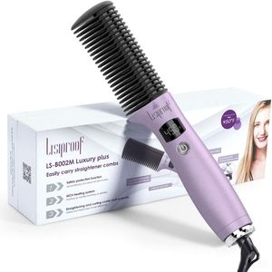 new curling & straightening hair comb